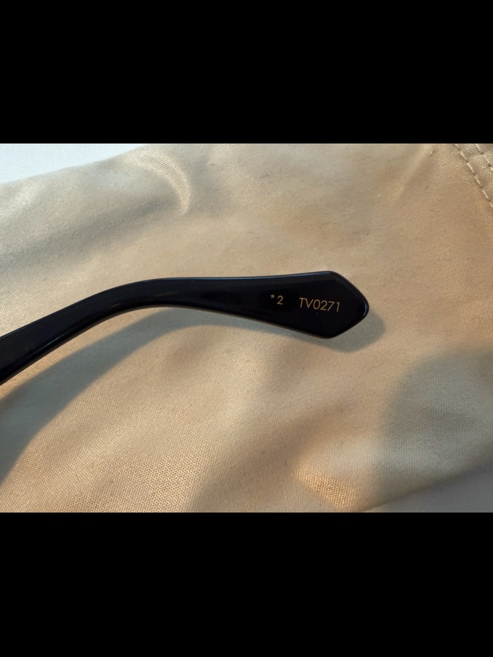 Louis Vuitton Black Shield Sunglasses with Gold Crystal Monogram - Picture 5 of 8